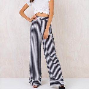 Princess Polly Striped Palazzo Pants